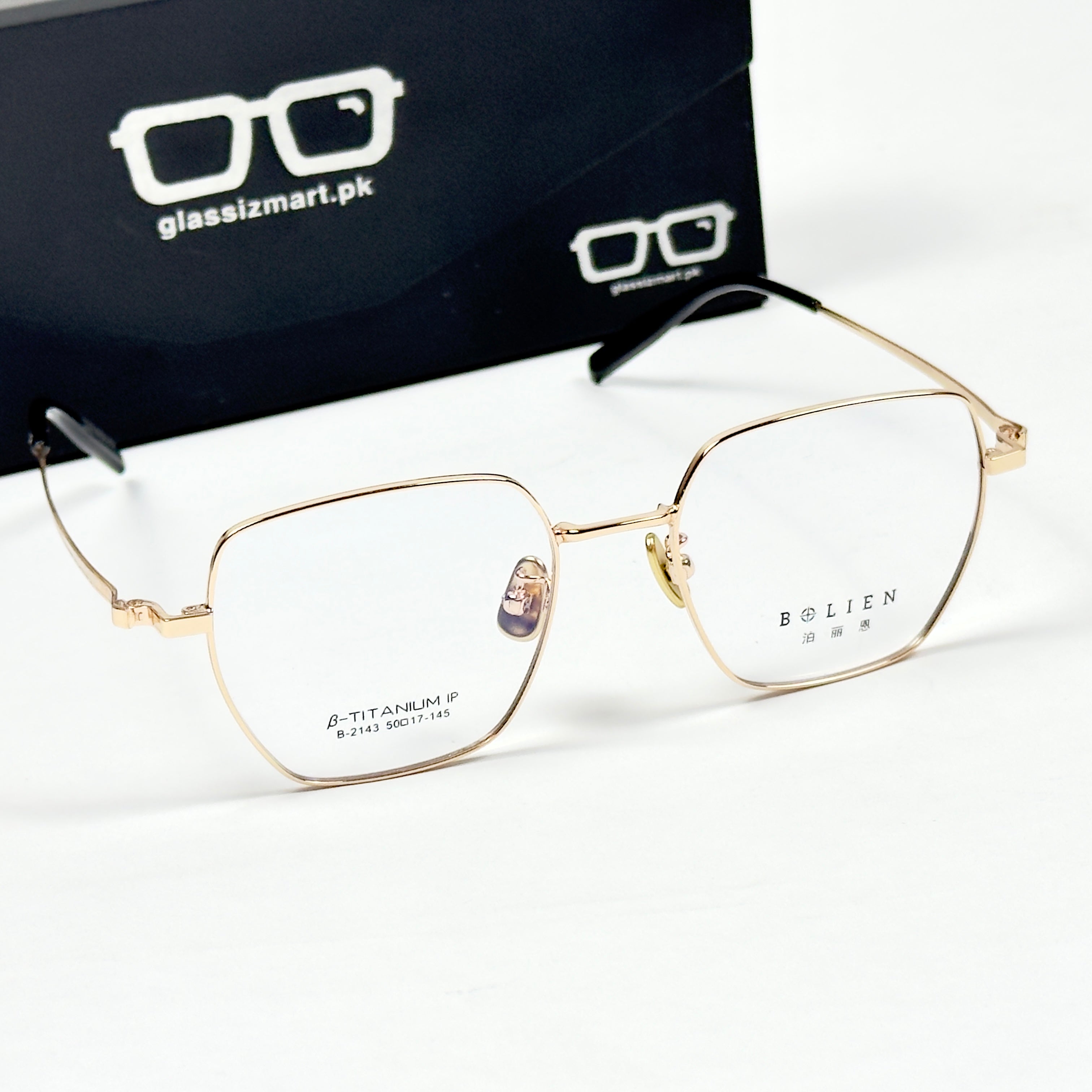 Dior – 2143 – 50 – Golden - Metal - Optics – Unisex -