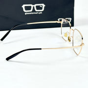 Dior – 2143 – 50 – Golden - Metal - Optics – Unisex -