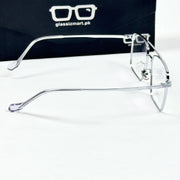 Dior – 2198 – 54 – Silver - Metal - Optics – Unisex -