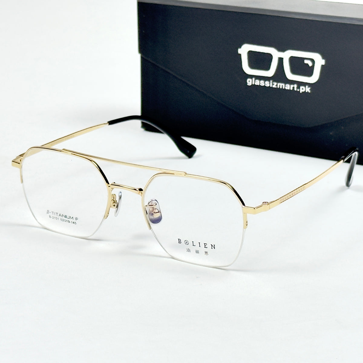 Dior – 2151 – 52 – Golden - Metal - Optics – Unisex -