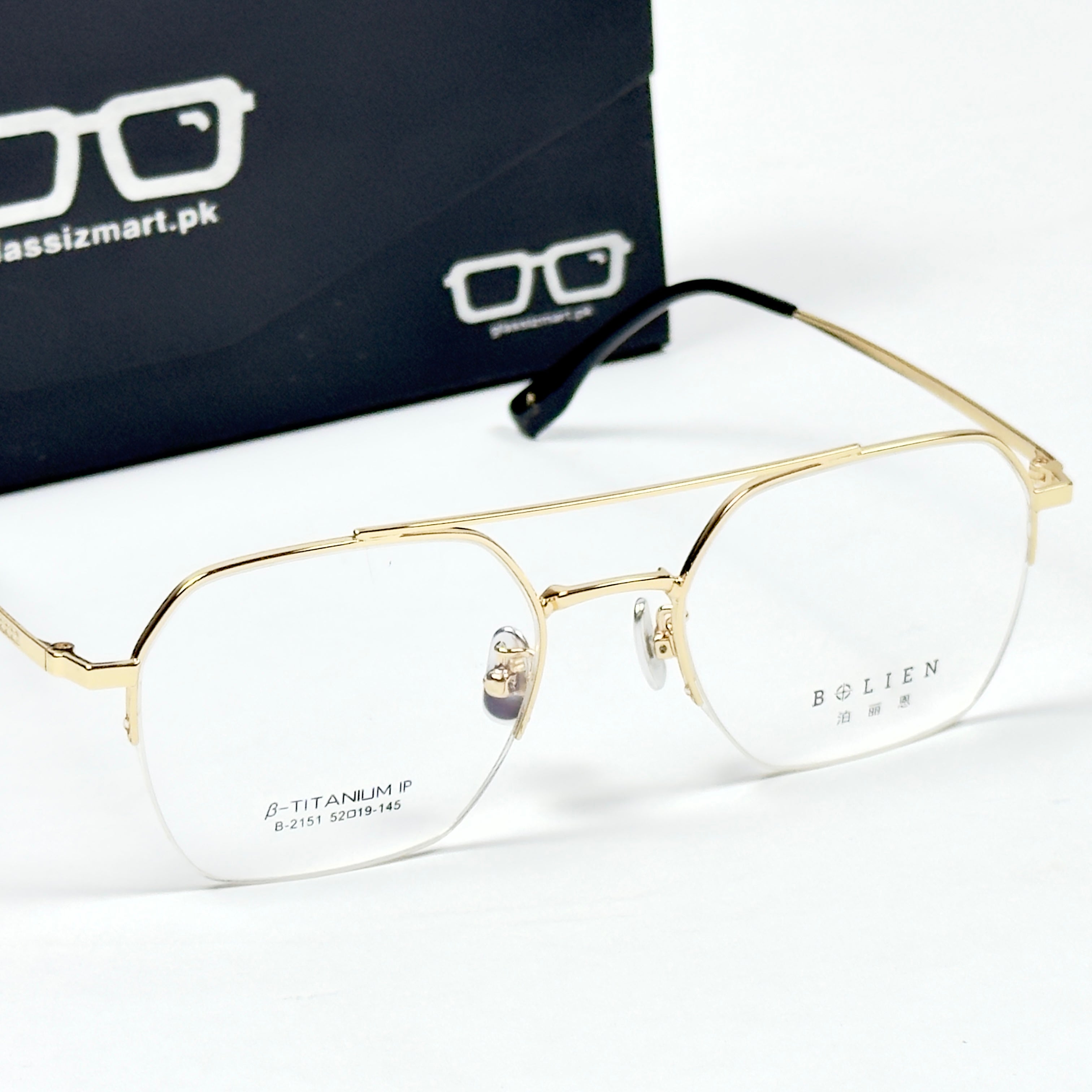 Dior – 2151 – 52 – Golden - Metal - Optics – Unisex -