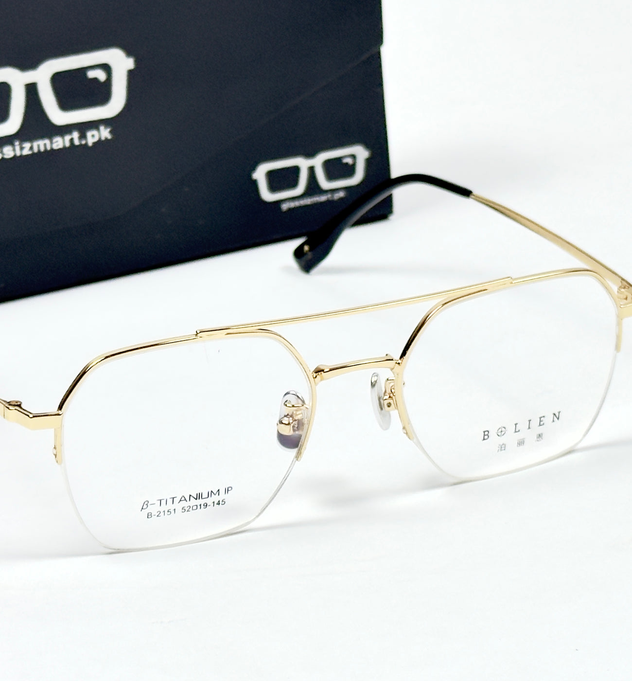 Dior – 2151 – 52 – Golden - Metal - Optics – Unisex -