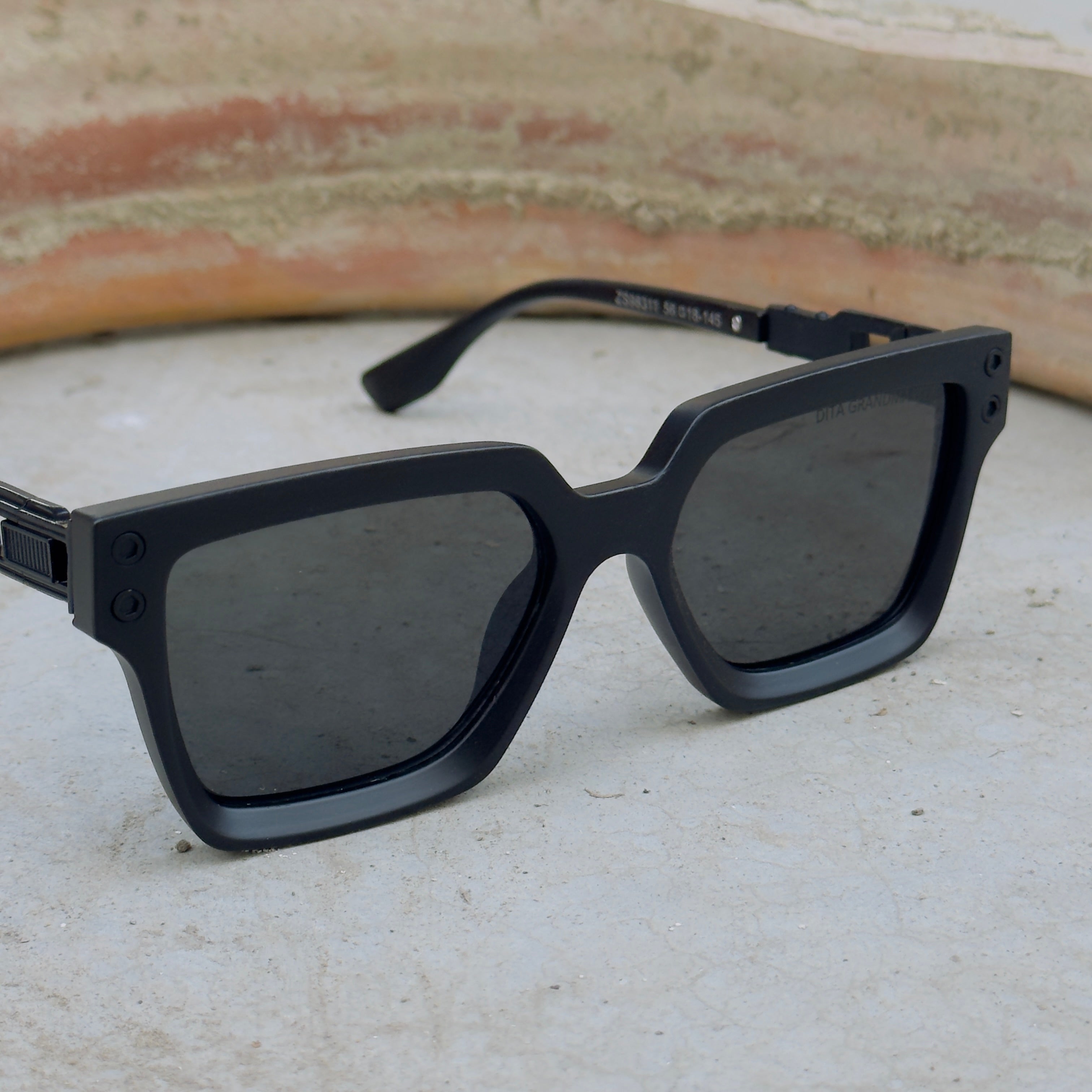 Dita – 98311 – 56 – Matte Black – Acetate – Sunglasses – Unisex