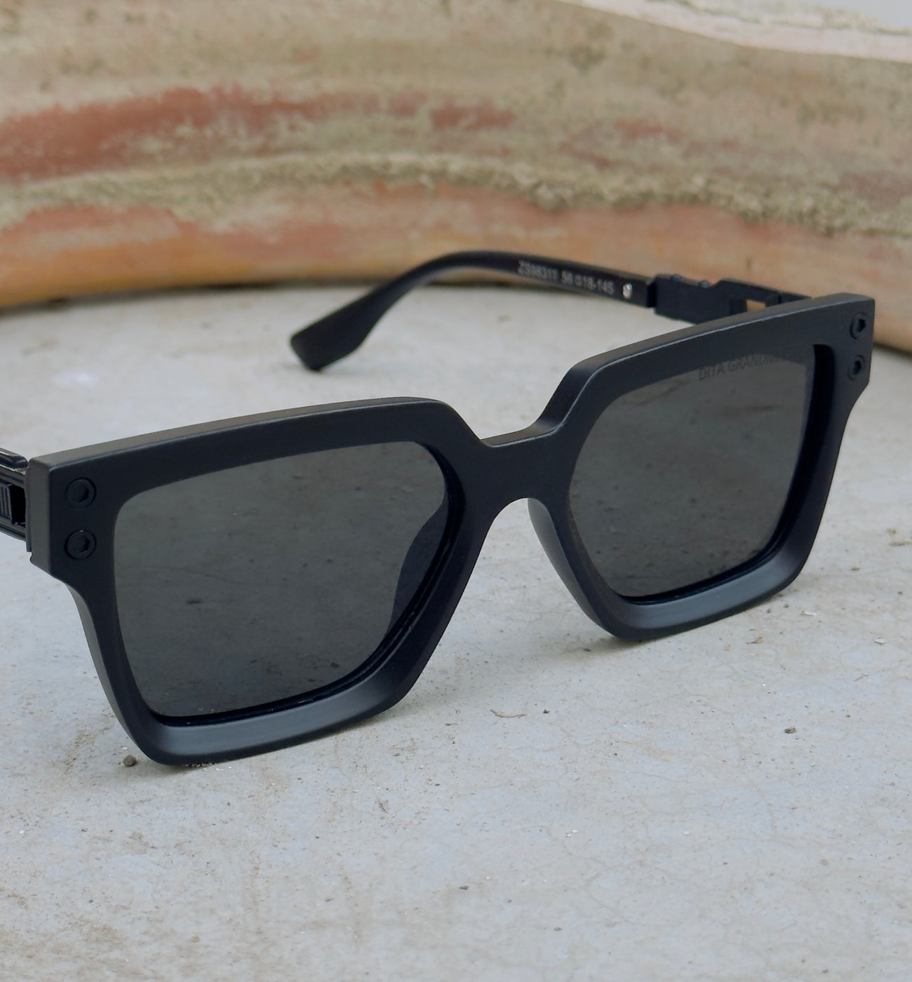 Dita – 98311 – 56 – Matte Black – Acetate – Sunglasses – Unisex