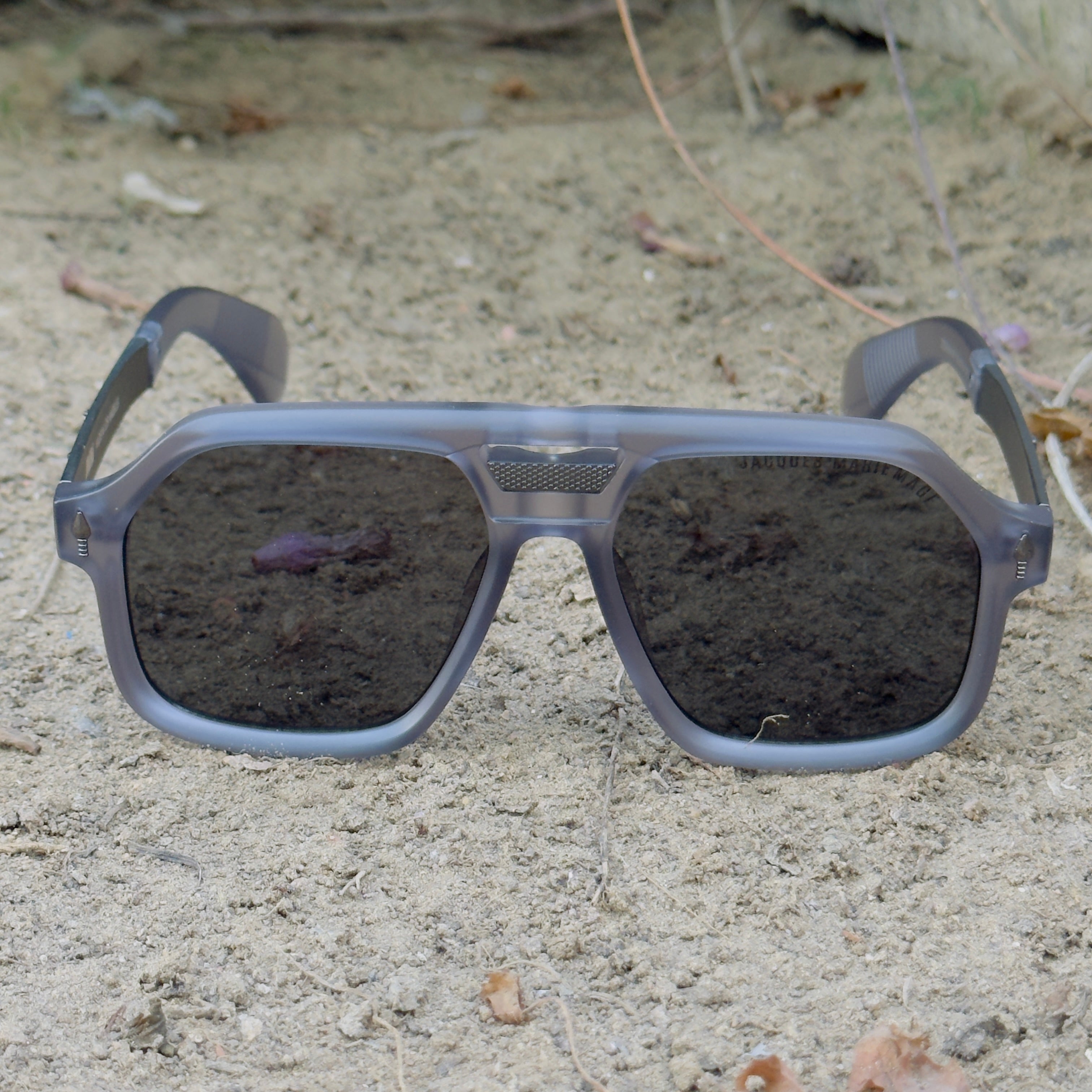 Jacques Marie Mage – 98408 – 58 – Grey Black – Acetate – Sunglasses – Unisex