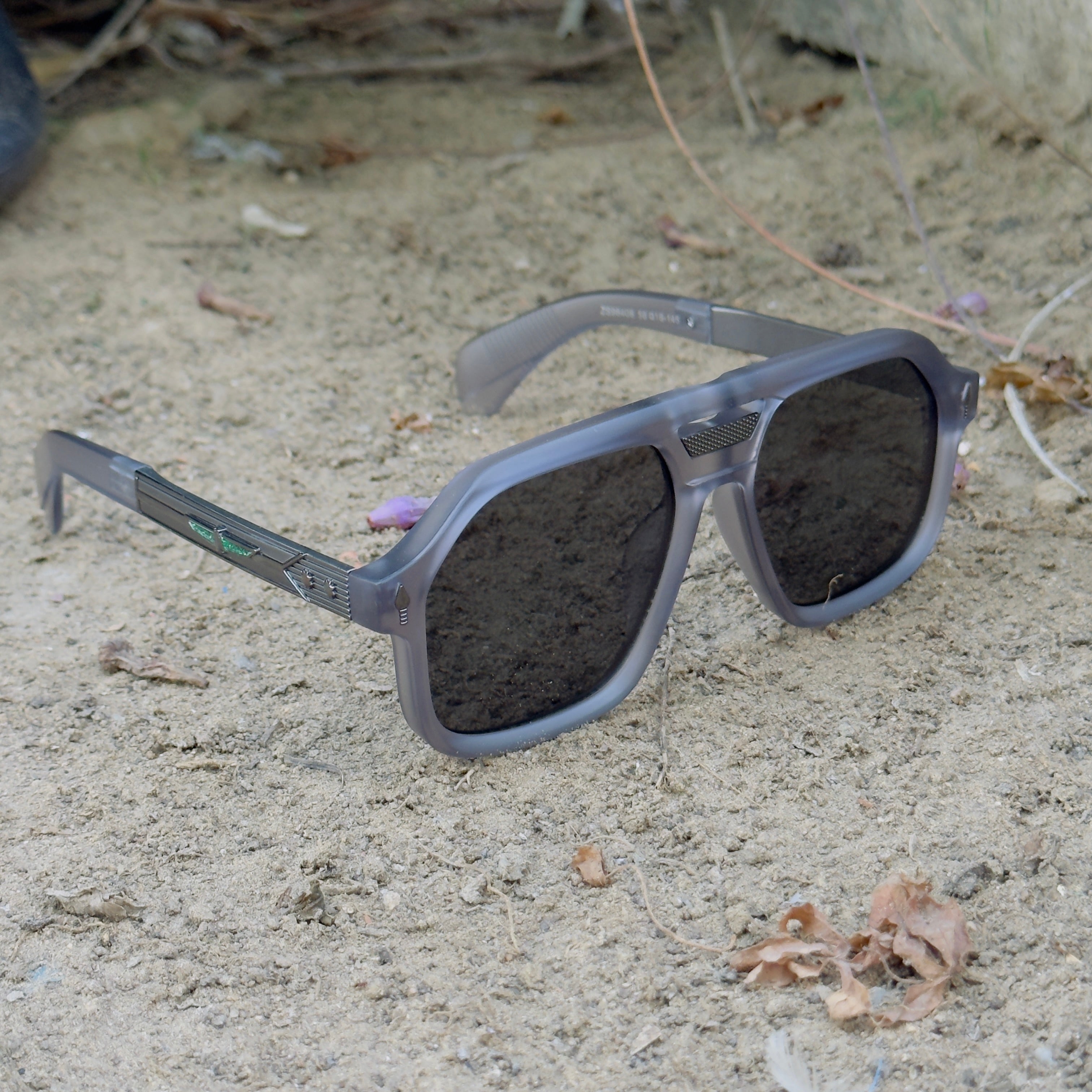 Jacques Marie Mage – 98408 – 58 – Grey Black – Acetate – Sunglasses – Unisex