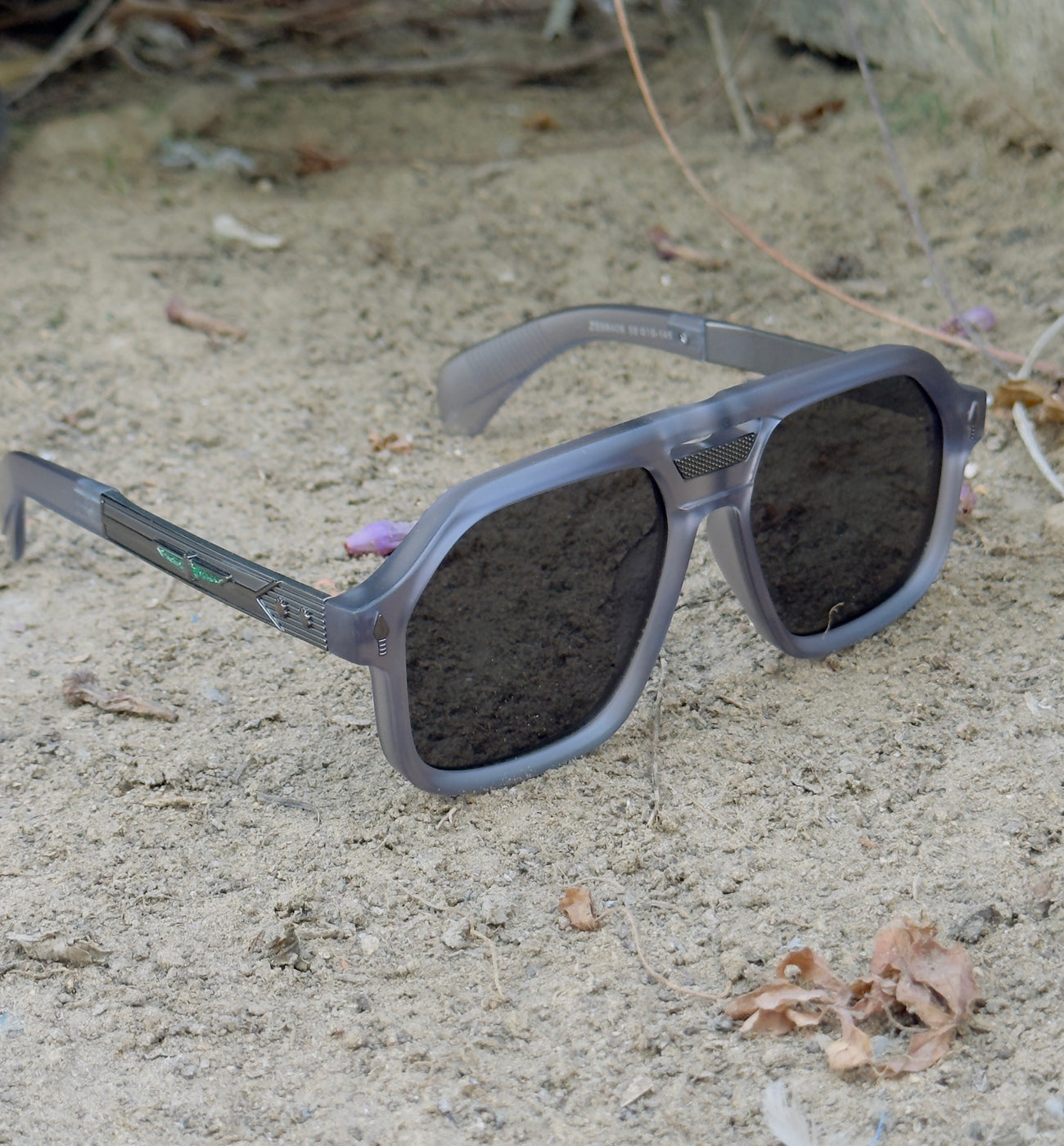 Jacques Marie Mage – 98408 – 58 – Grey Black – Acetate – Sunglasses – Unisex