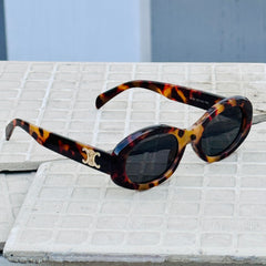 Celine – 40194 - 52 – Tortoise Black – Acetate - Sunglasses – Ladies