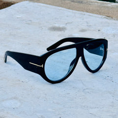 Tom Ford – 1044 - 60 - Black Blue – Acetate - Sunglasses – Unisex