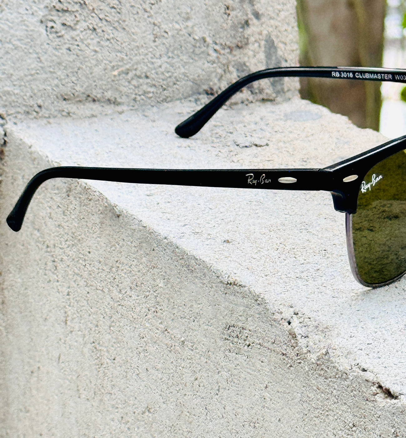 RayBan – 3016 – 51 – Black Green –  Metal - Sunglasses – Unisex