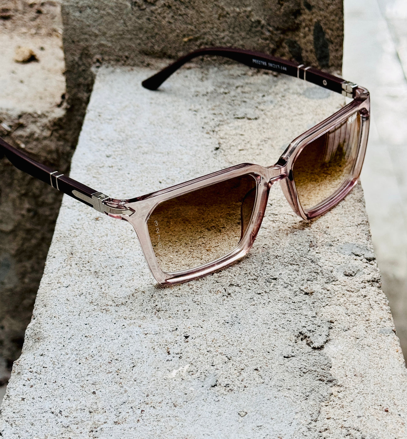 Persol – 3278 - 56 - Transparent Brown – Acetate - Sunglasses – Unisex