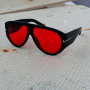 Tom Ford – 1044 - 60 - Black Red – Acetate - Sunglasses – Unisex