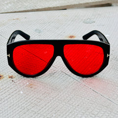 Tom Ford – 1044 - 60 - Black Red – Acetate - Sunglasses – Unisex