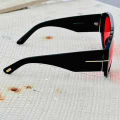 Tom Ford – 1044 - 60 - Black Red – Acetate - Sunglasses – Unisex
