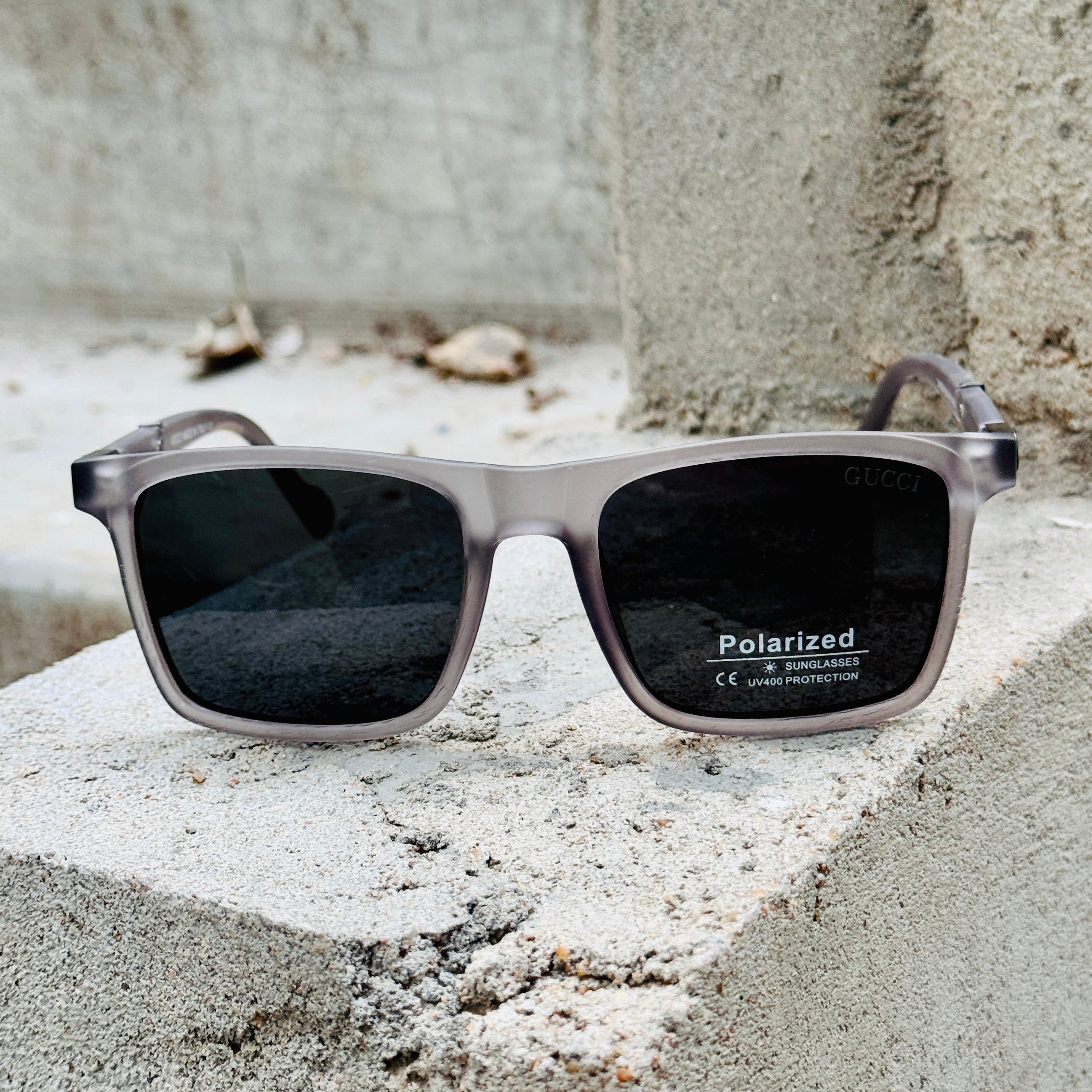 Gucci – 21156 – 53 – Grey – Acetate – Sunglasses – Unisex