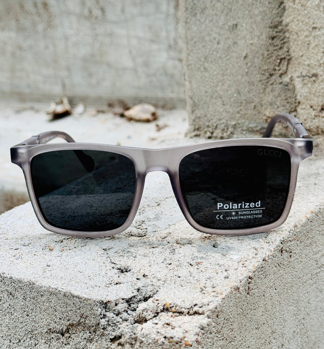 Gucci – 21156 – 53 – Grey – Acetate – Sunglasses – Unisex