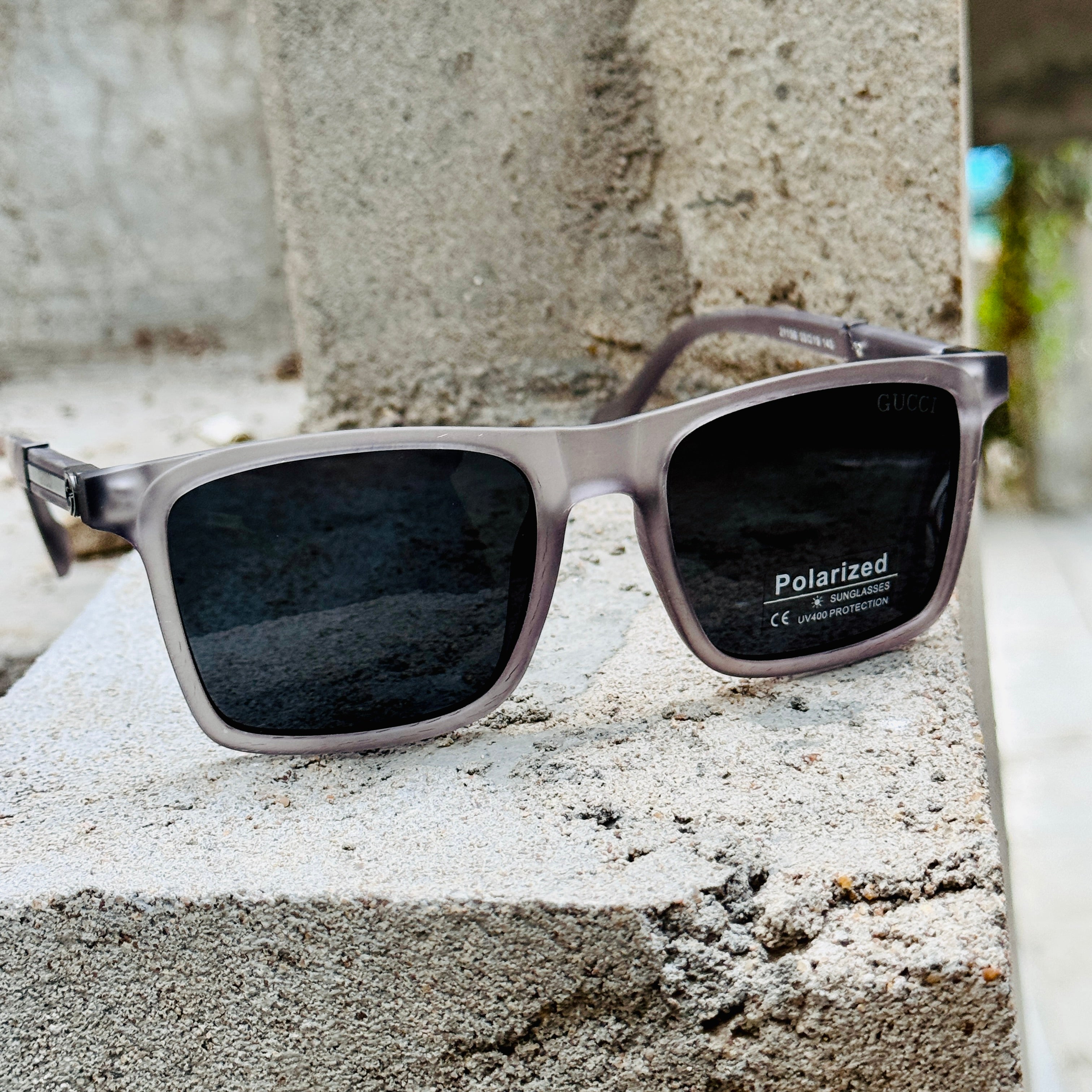 Gucci – 21156 – 53 – Grey – Acetate – Sunglasses – Unisex