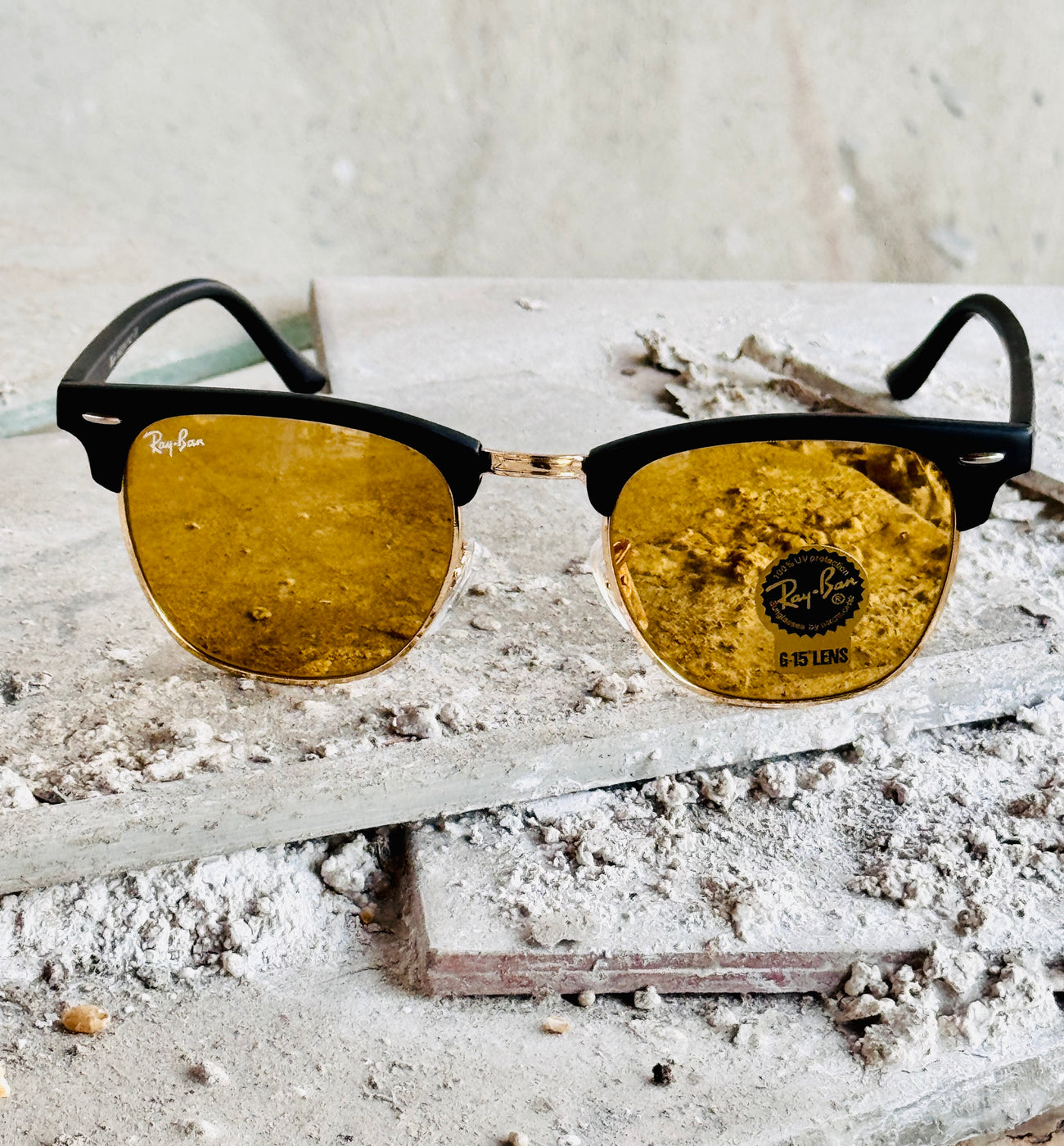 RayBan – 3016 – 51 – Golden Brown –  Metal - Sunglasses – Unisex