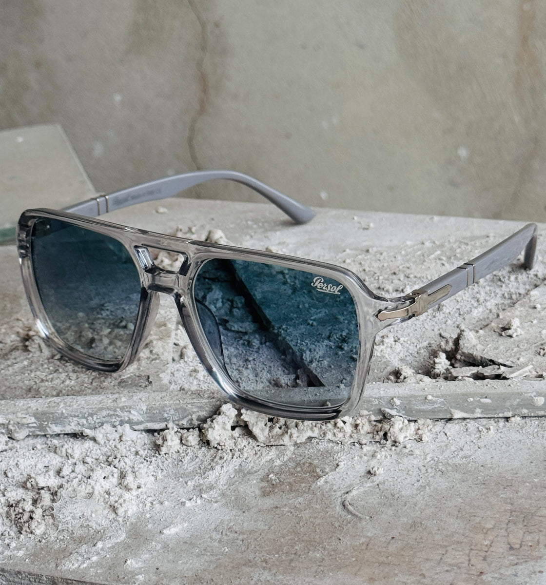 Persol – 3277 - 56 - Transparent Blue – Acetate - Sunglasses – Unisex