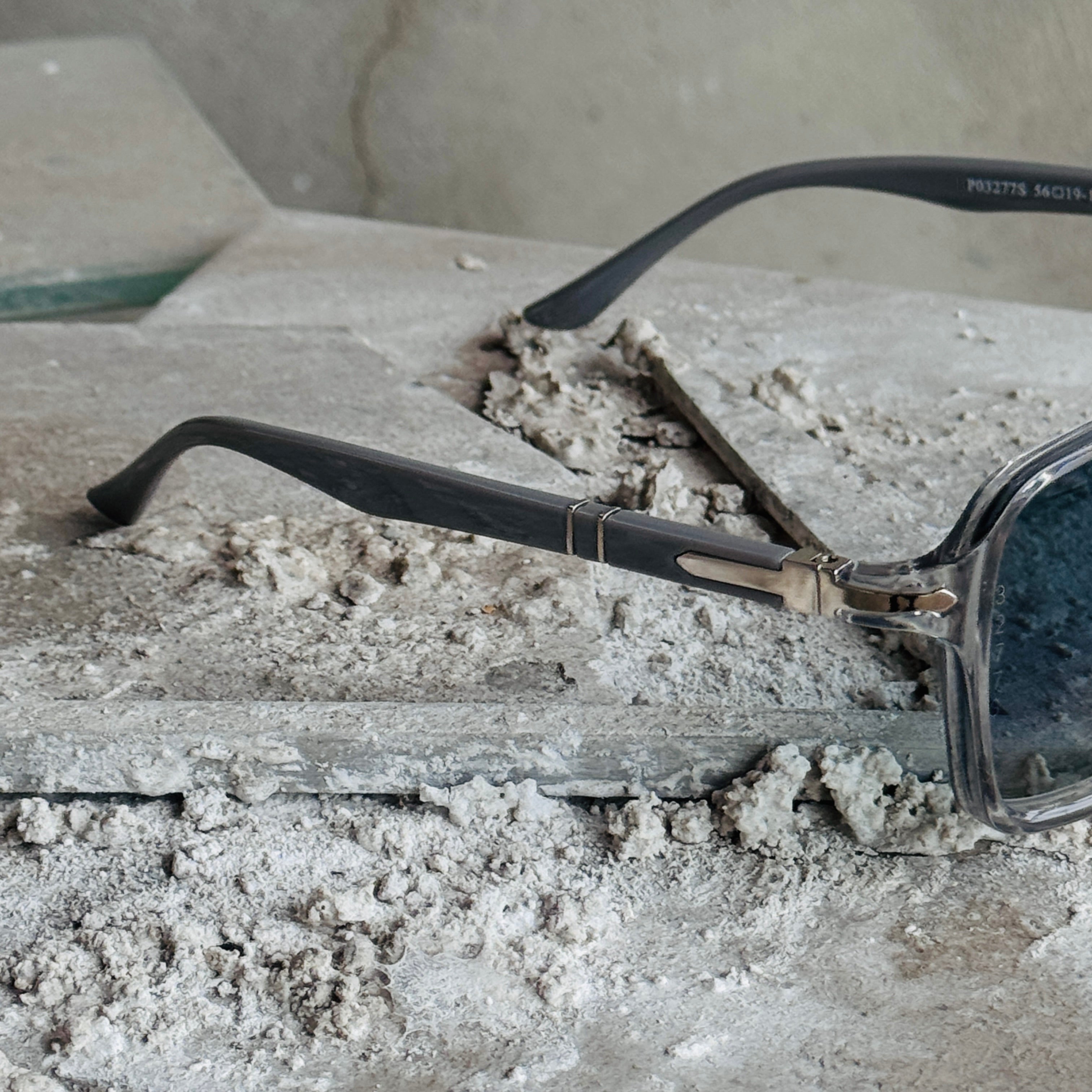 Persol – 3277 - 56 - Transparent Blue – Acetate - Sunglasses – Unisex