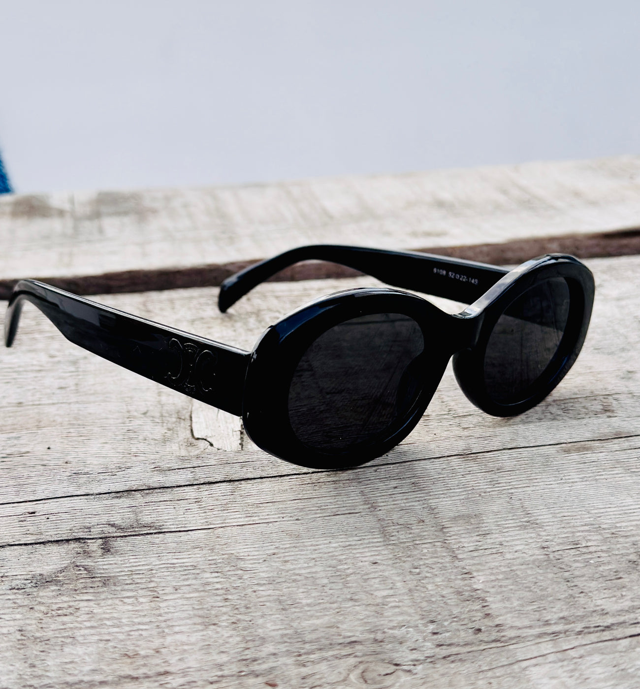 Celine – 40194 - 52 – Black – Acetate - Sunglasses – Ladies