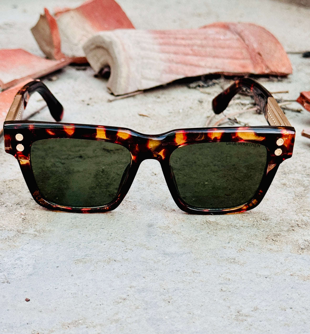 Dita – 98312 – 56 – Tortoise Green – Acetate – Sunglasses – Unisex