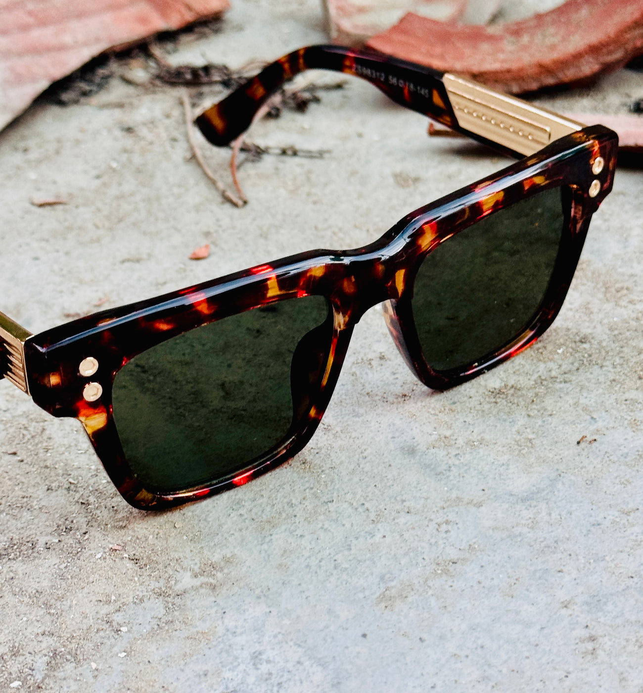 Dita – 98312 – 56 – Tortoise Green – Acetate – Sunglasses – Unisex