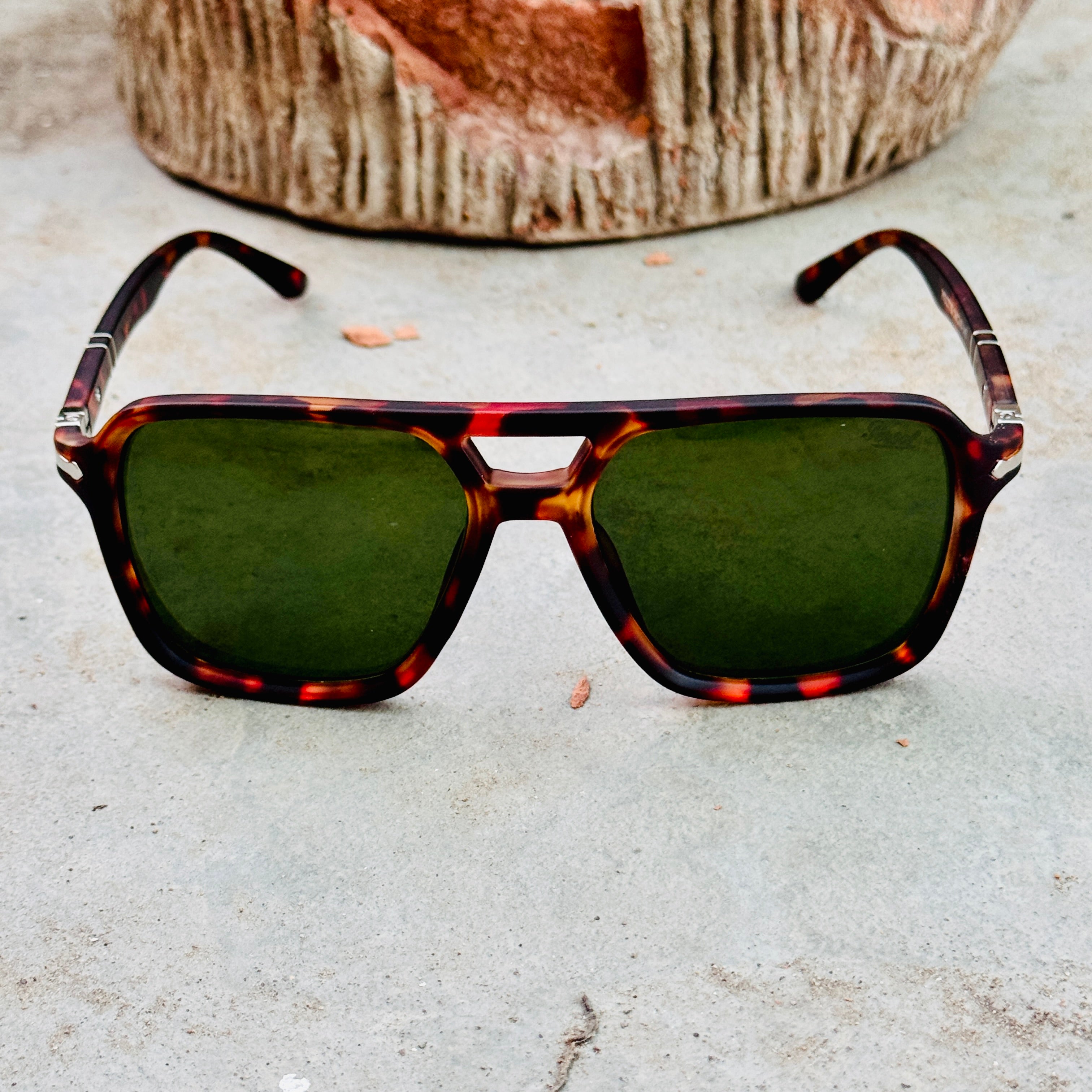 Persol – 3277 - 56 - Tortoise Green – Acetate - Sunglasses – Unisex