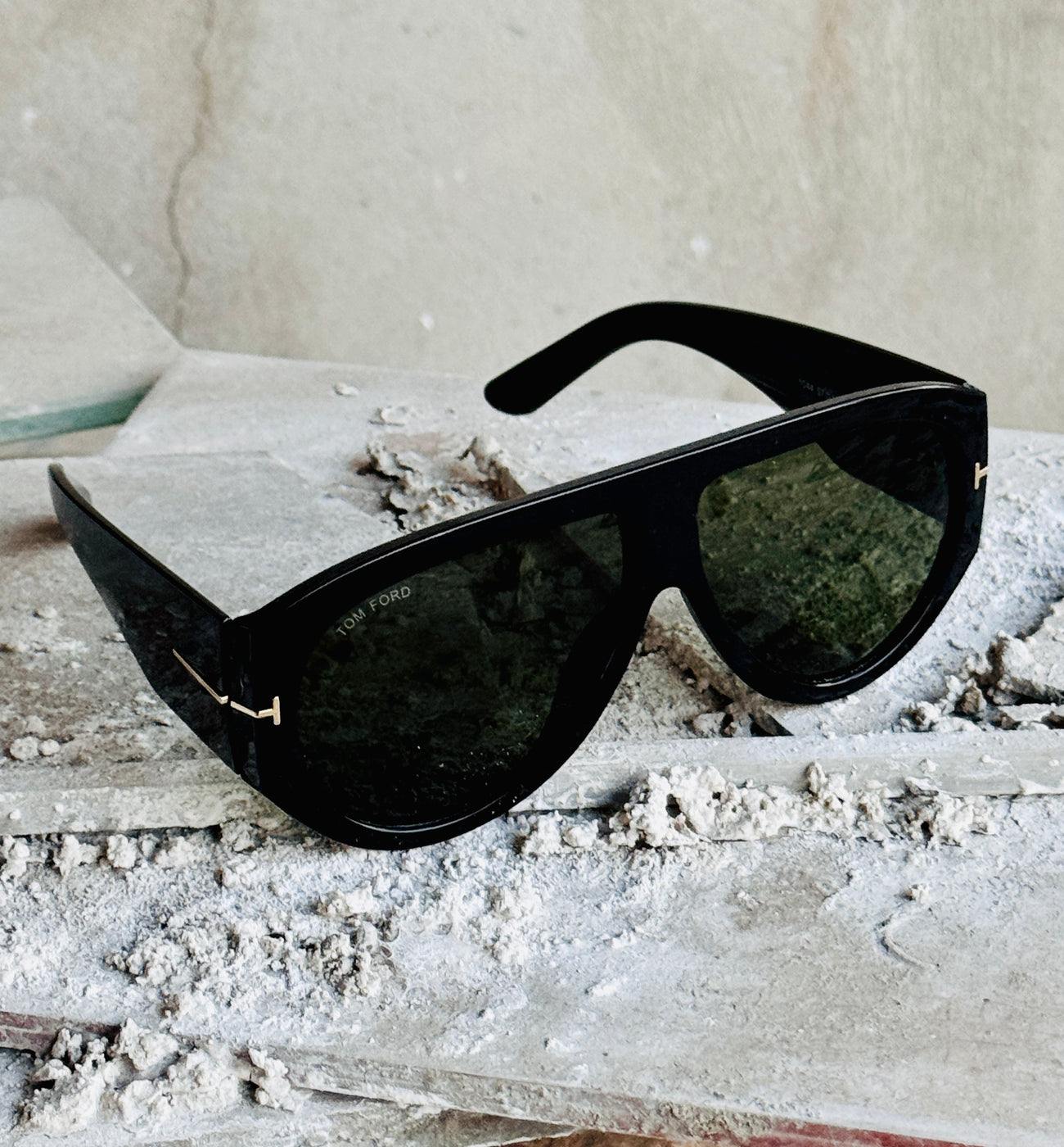 Tom Ford – 1044 - 60 - Black Green – Acetate - Sunglasses – Unisex