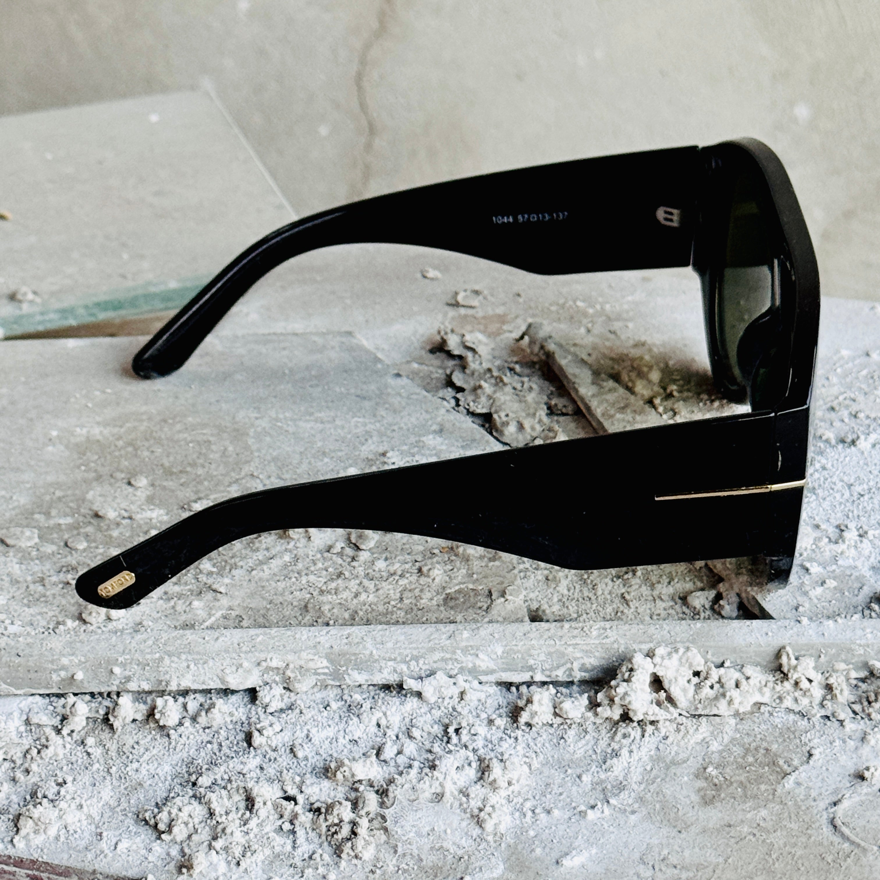 Tom Ford – 1044 - 60 - Black Green – Acetate - Sunglasses – Unisex
