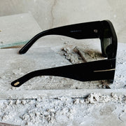 Tom Ford – 1044 - 60 - Black Green – Acetate - Sunglasses – Unisex
