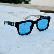 Louis Vuitton – 3490 – 52 – Black Blue – Acetate – Sunglasses – Unisex