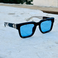 Louis Vuitton – 3490 – 52 – Black Blue – Acetate – Sunglasses – Unisex