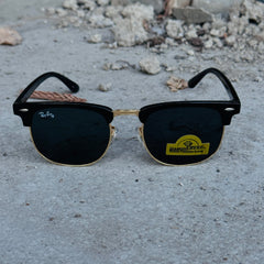 RayBan – 3016 – 51 – Golden Black –  Metal - Sunglasses – Unisex
