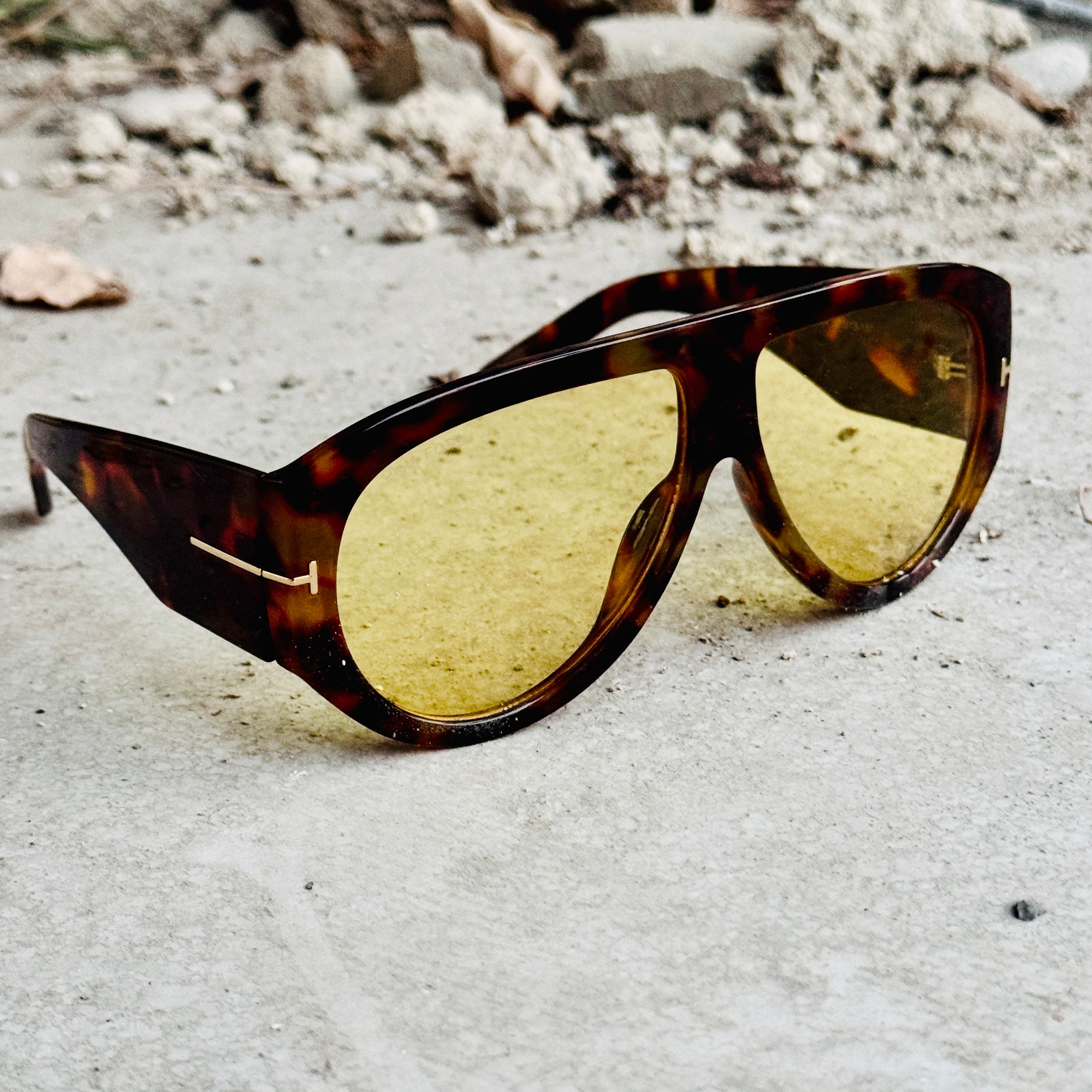 Tom Ford – 1044 - 60 - Tortoise Yellow – Acetate - Sunglasses – Unisex