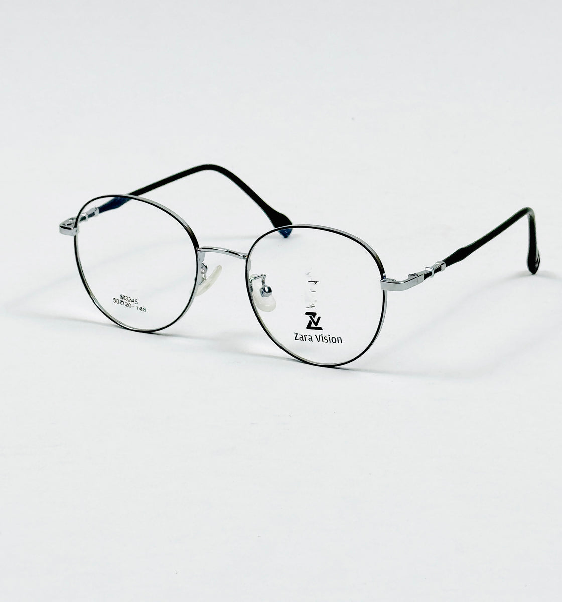 Dior – 3245 – 50 - Silver Black – Metal – Optics – Unisex