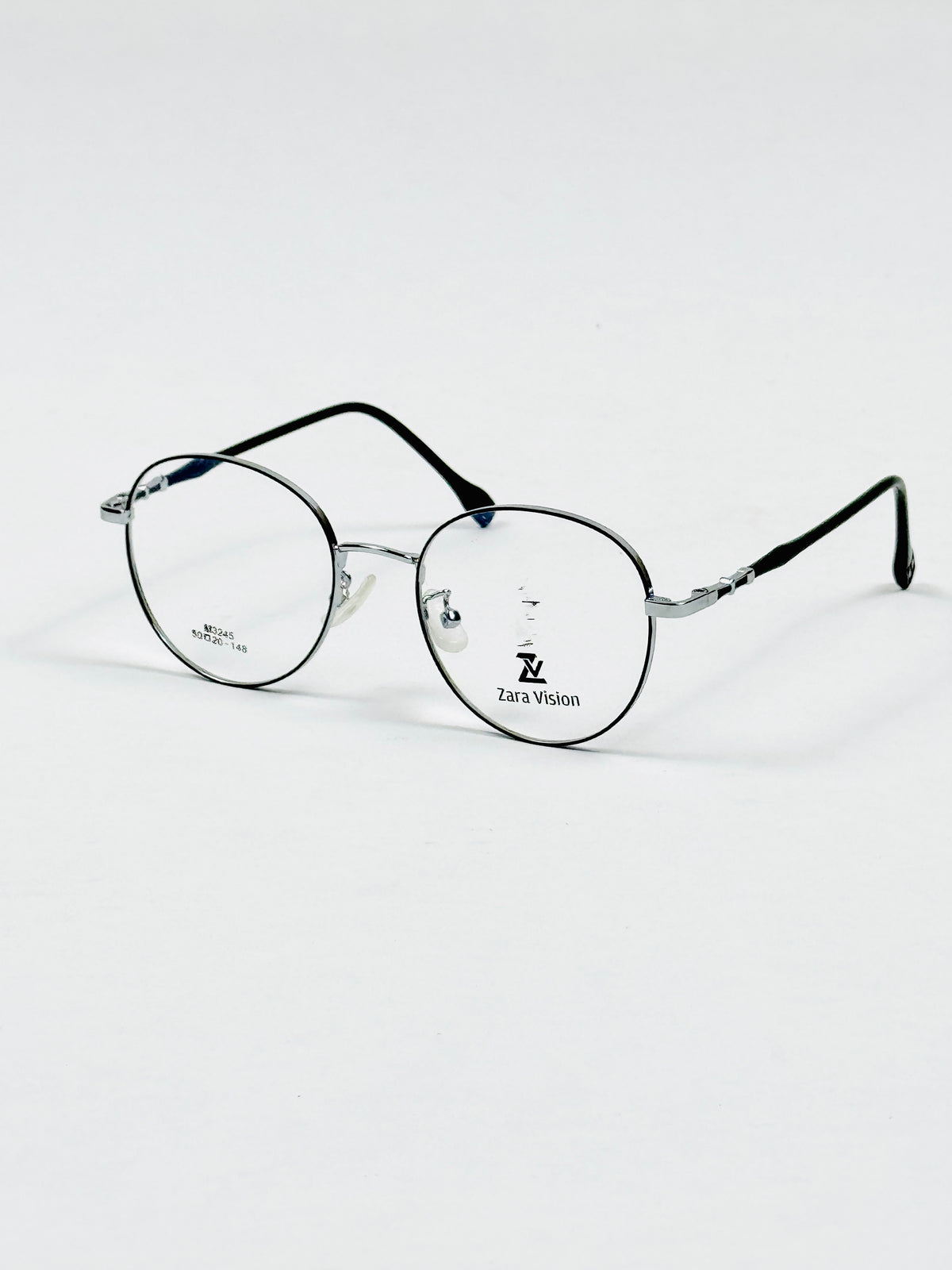 Dior – 3245 – 50 - Silver Black – Metal – Optics – Unisex