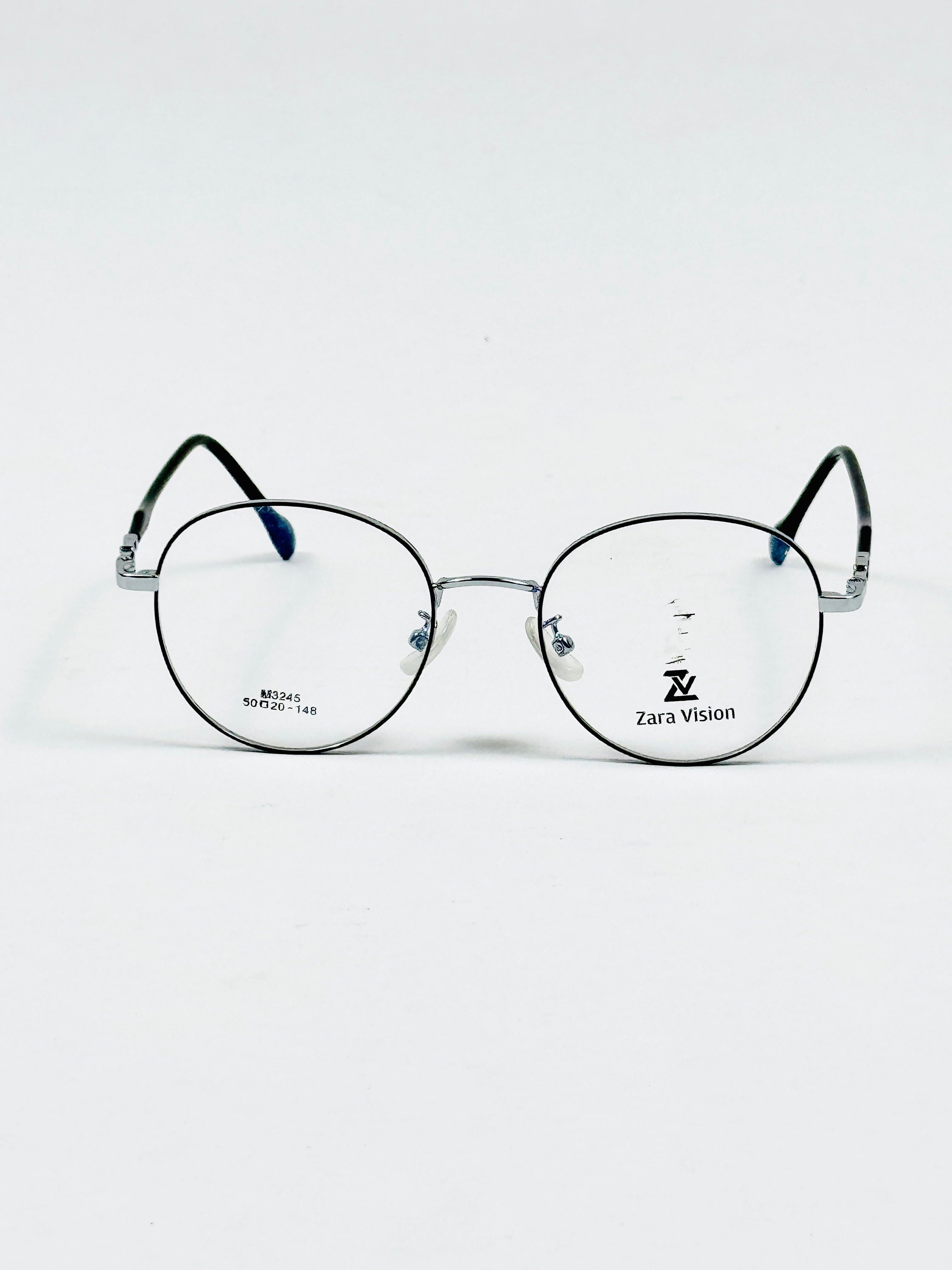 Dior – 3245 – 50 - Silver Black – Metal – Optics – Unisex