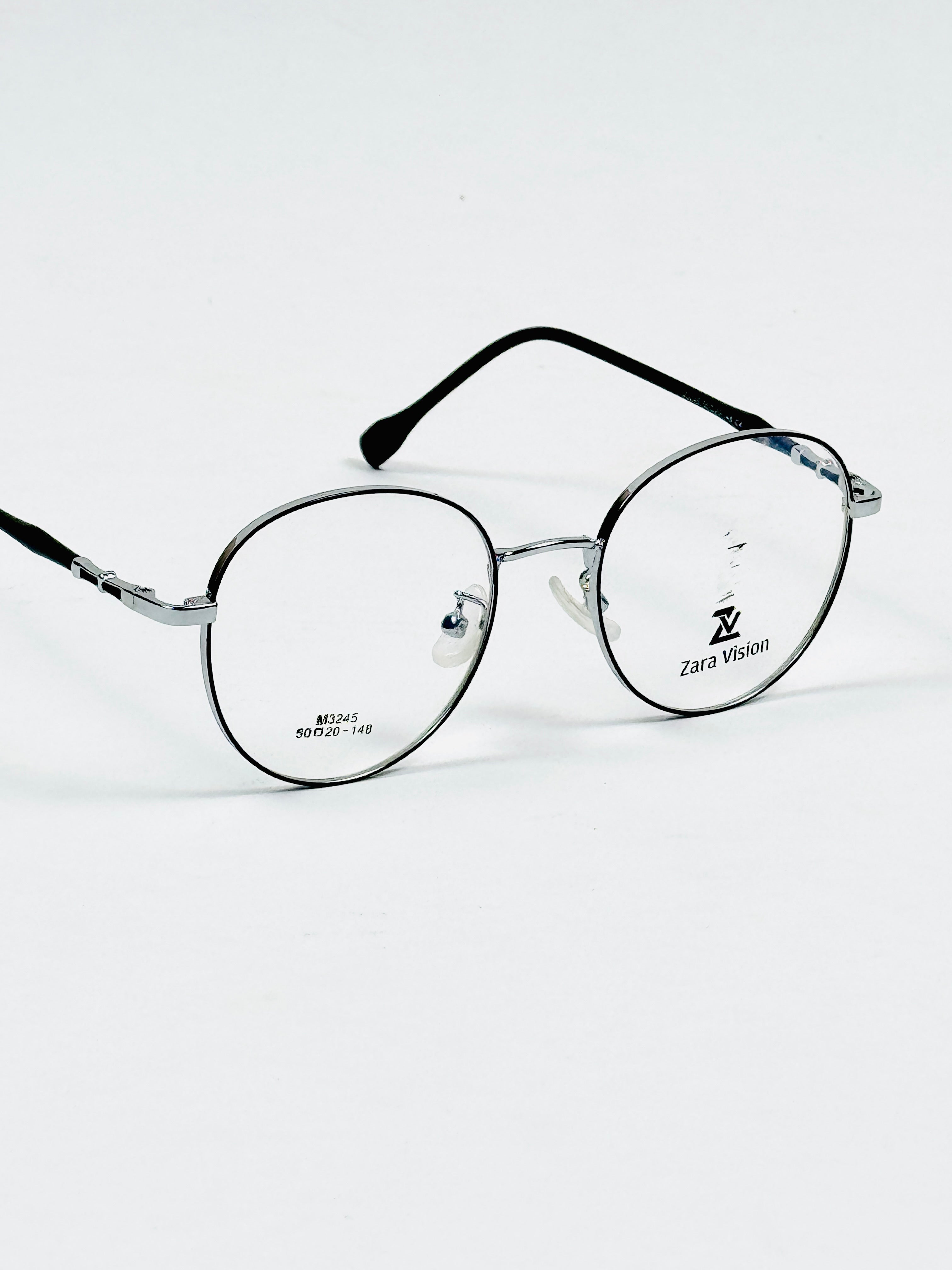 Dior – 3245 – 50 - Silver Black – Metal – Optics – Unisex
