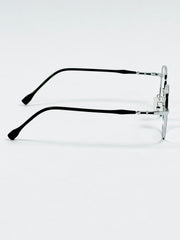 Dior – 3245 – 50 - Silver Black – Metal – Optics – Unisex