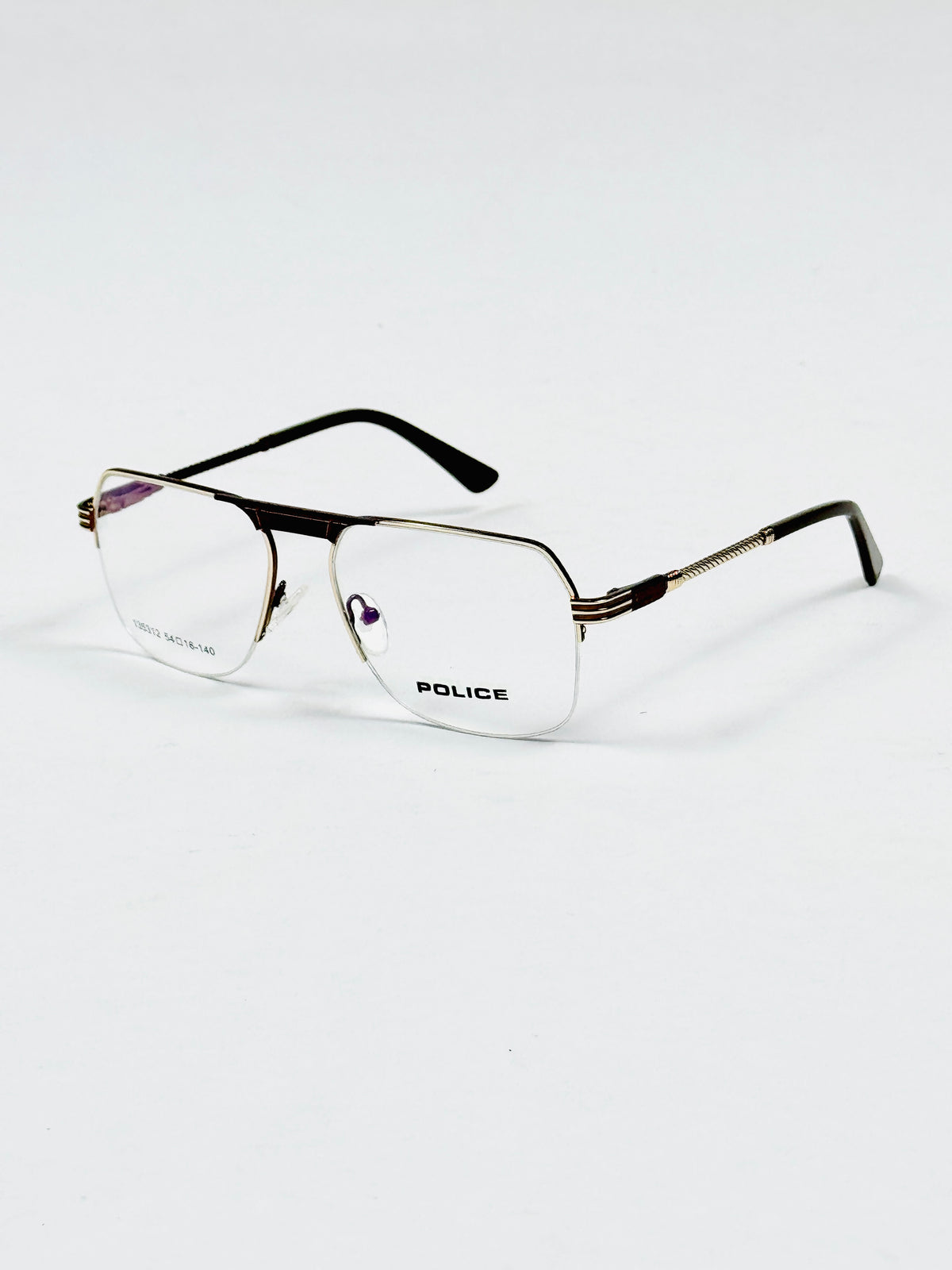 Police – 135312 – 54 – Golden Brown –  Metal - Optics – Unisex