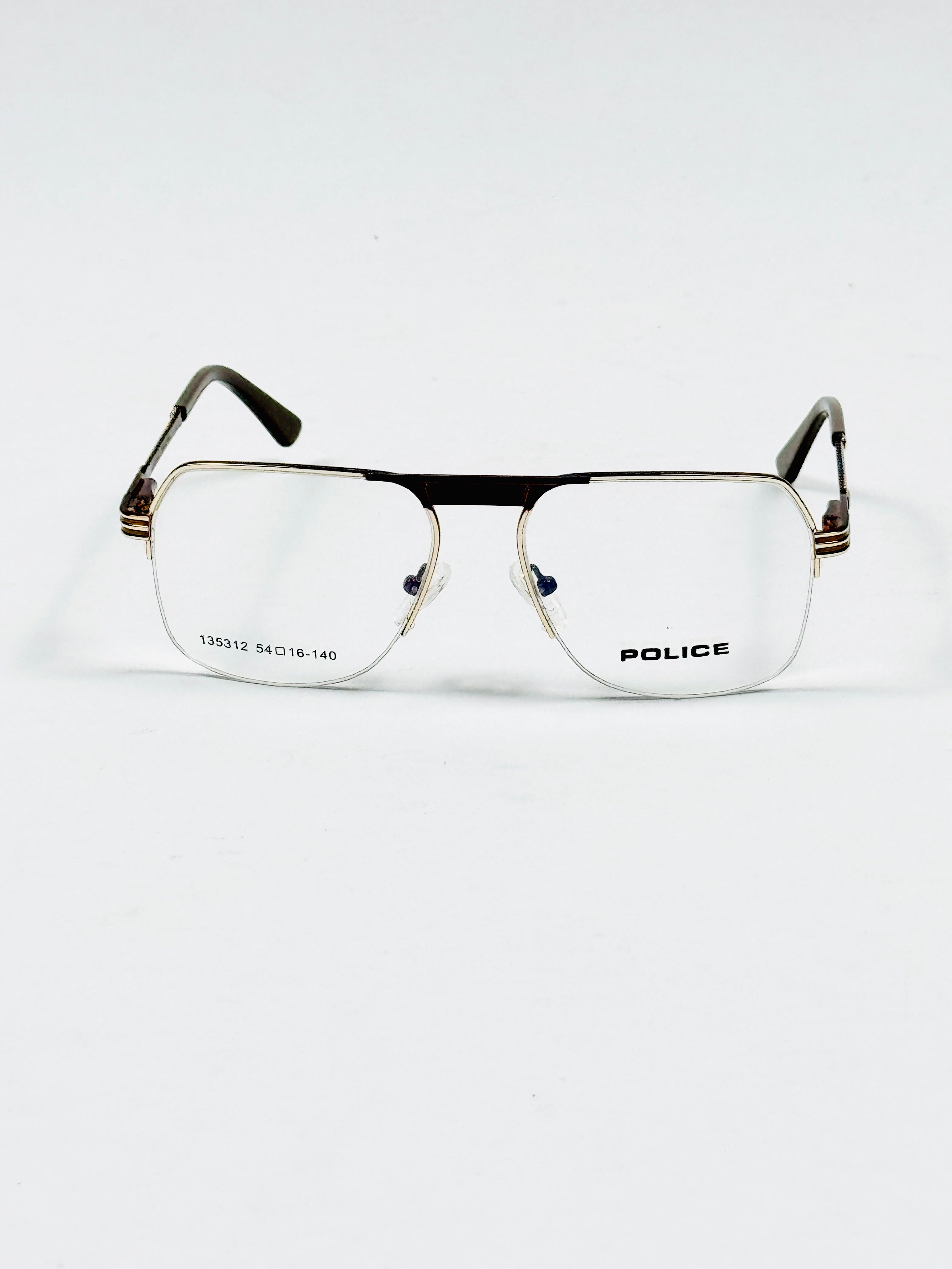 Police – 135312 – 54 – Golden Brown –  Metal - Optics – Unisex