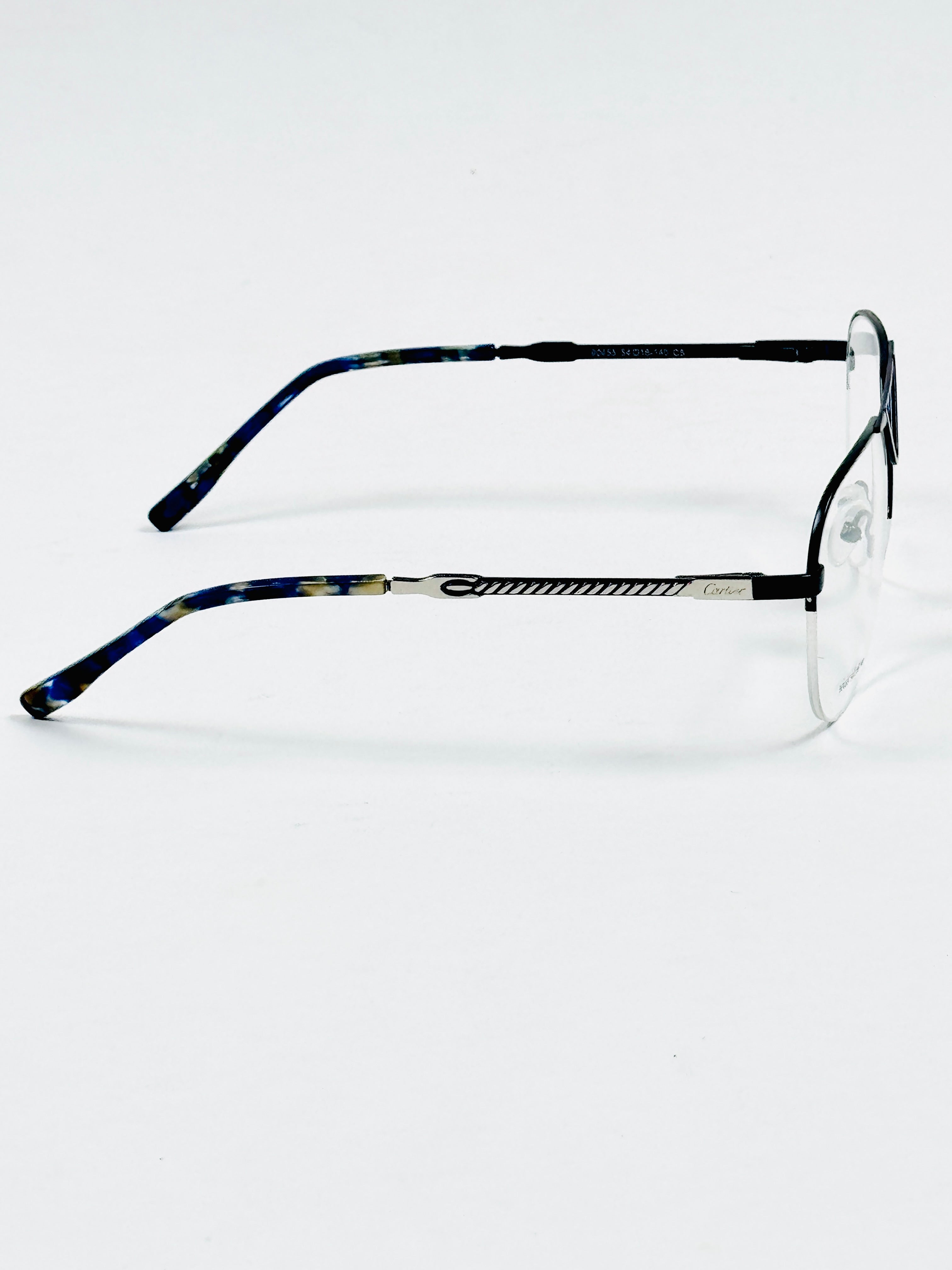 Cartier – 90455 – 54 – Silver Blue –  Metal - Optics – Unisex