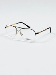 Cartier – 90455 – 54 – Golden Black –  Metal - Optics – Unisex