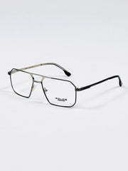 Police – 6606 – 55 – Silver Black - Metal - Optics – Unisex -