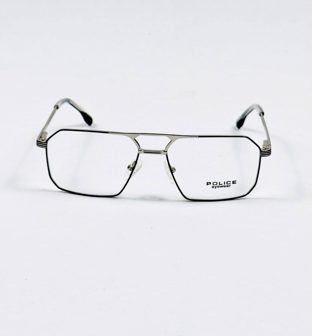 Police – 6606 – 55 – Silver Black - Metal - Optics – Unisex -