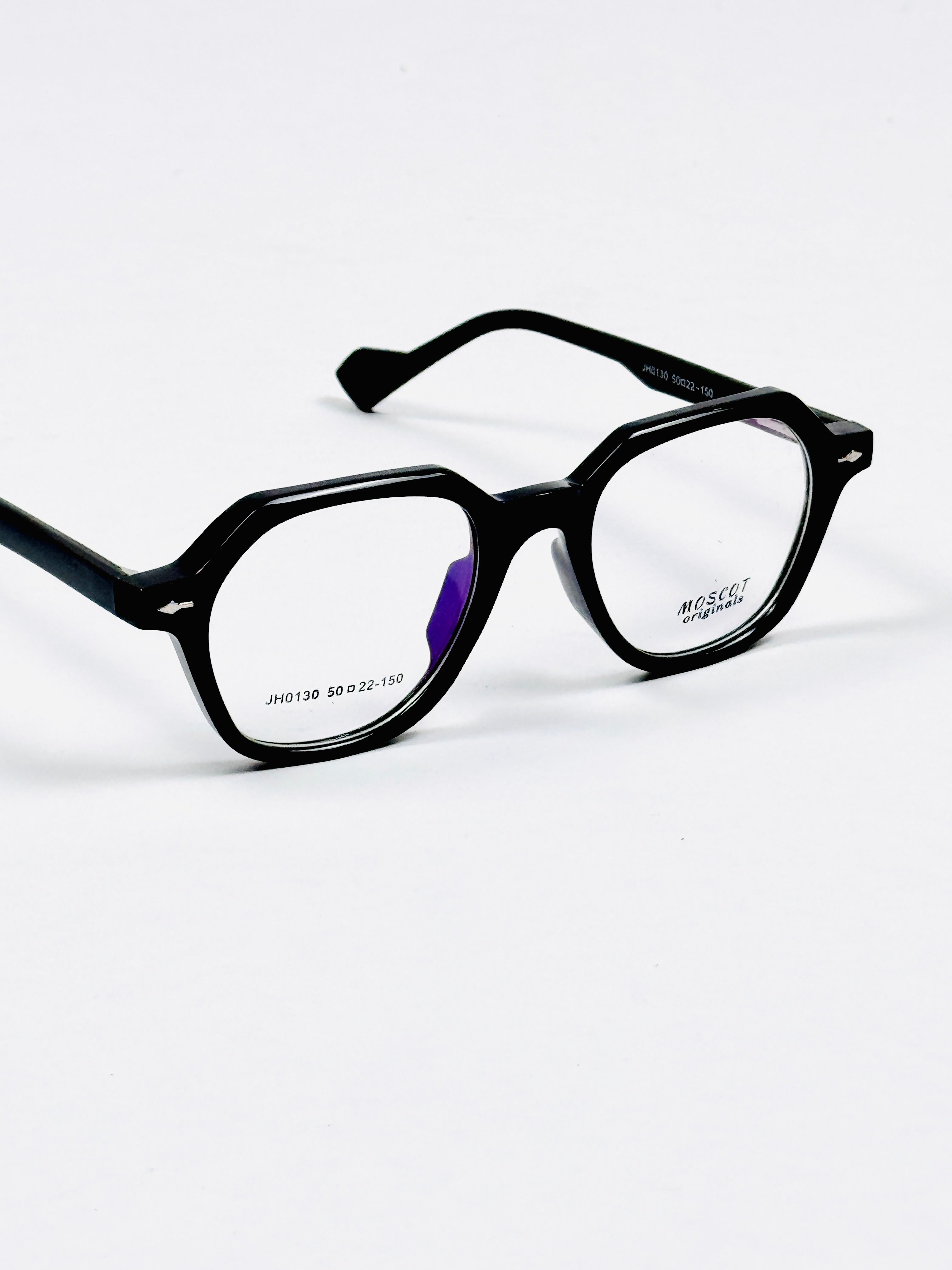 Moscot –0130 – 48 - Black – Acetate – Optics – Unisex