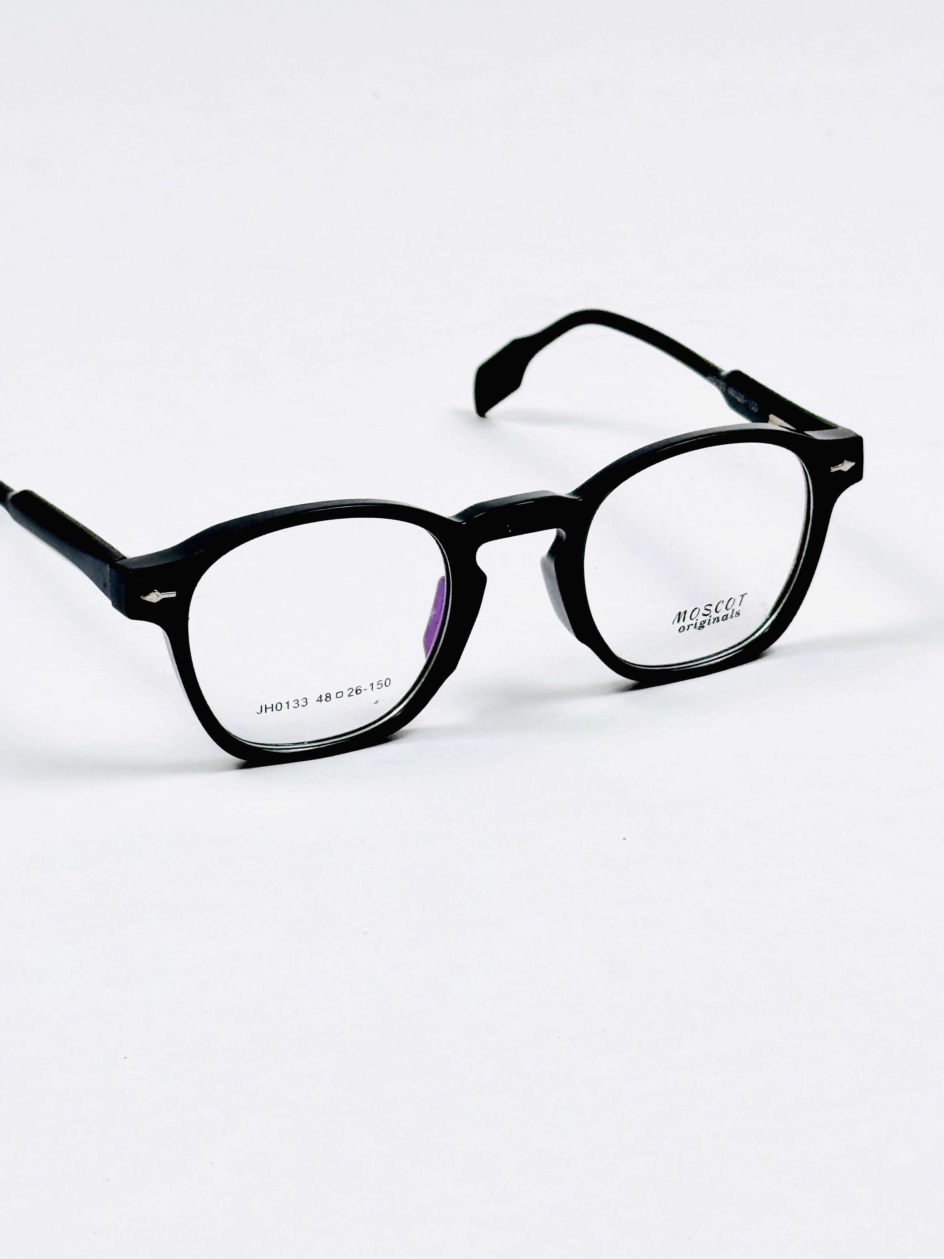 Moscot –0133– 48 - Black – Acetate – Optics – Unisex