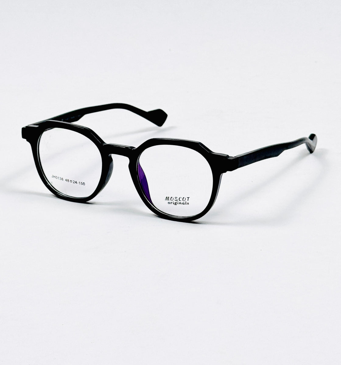 Moscot –0136– 48 - Black – Acetate – Optics – Unisex
