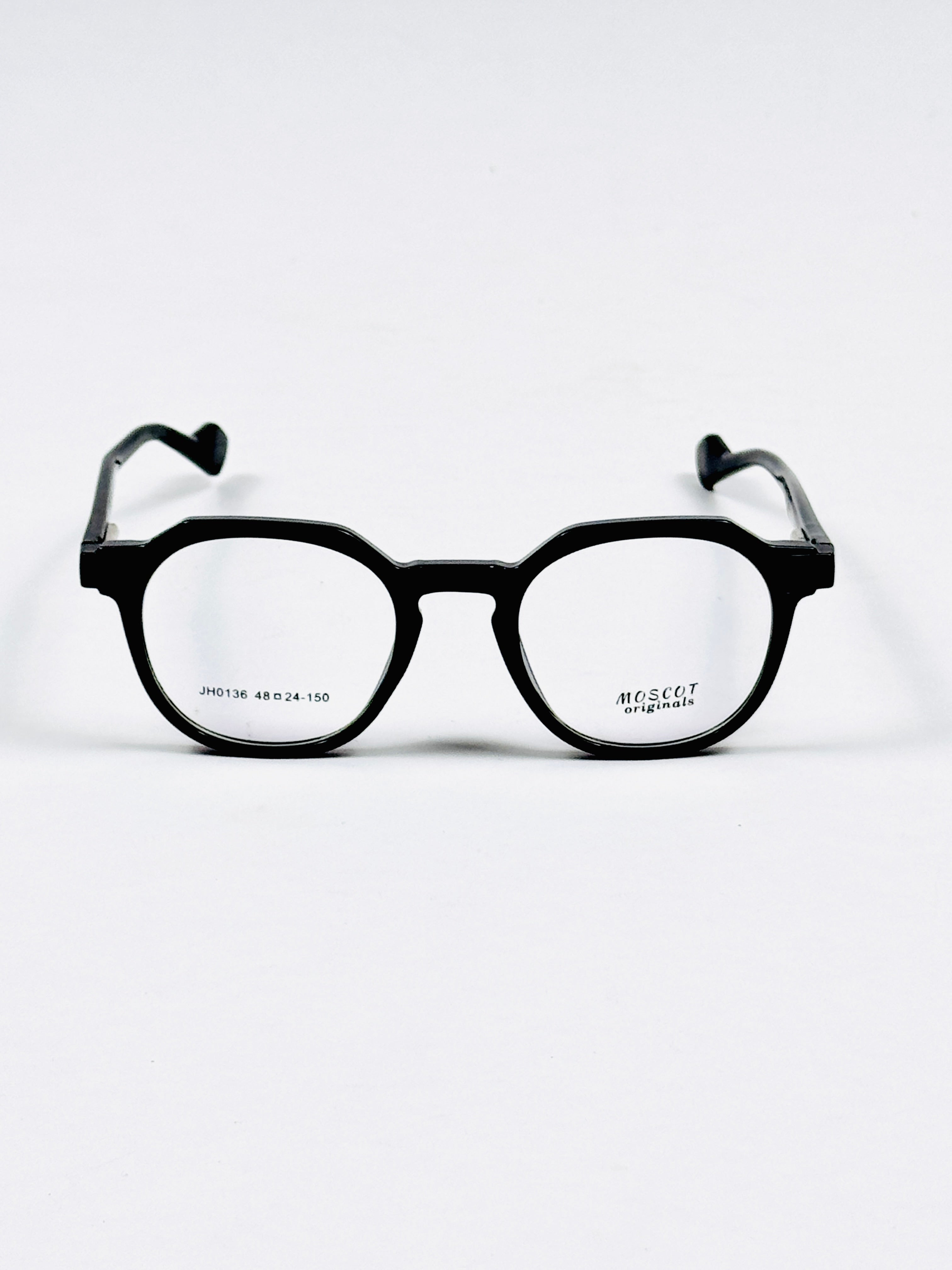 Moscot –0136– 48 - Black – Acetate – Optics – Unisex